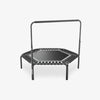 Fit Rebounder Fitness Trampoline Hexagon + met balanshandgreep
