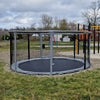 Gallus Flat to the Ground Trampoline Rond + veiligheidsnet