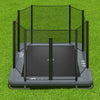 Orbit Inground Trampoline Rechthoekig + Veiligheidsnet