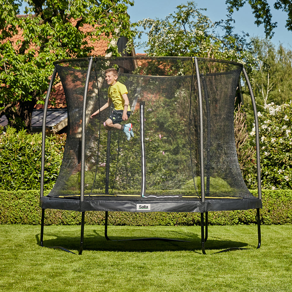 Of BERG Tranpoline De Jardin Trampoline - First Class - 427 Cm - Rond Vert Trampoline Pour Enfant